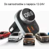Hands-free Awei C-843 Bluetooth 5.0 s FM vysielačom, USB a USB-C konektormi