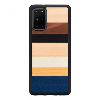 Puzdro na telefón man and wood Galaxy S20+ čierna – ochranný kryt zadnej strany pre Samsung Galaxy S20+