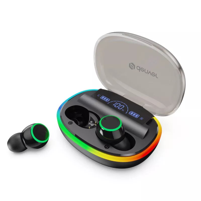 Denver TWE-55B True Wireless Bluetooth slúchadlá do uší, čierne