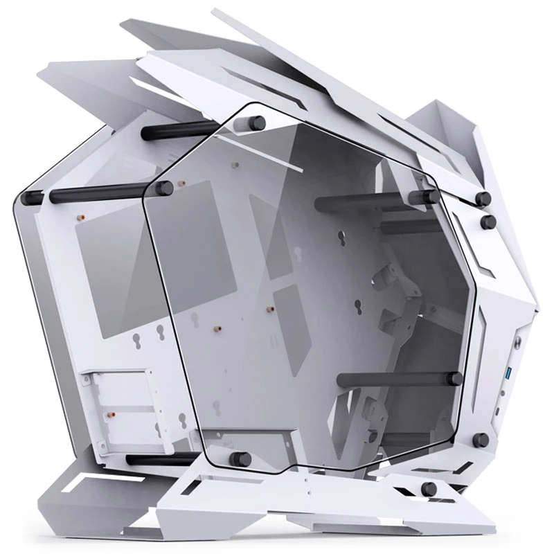 Mini Micro-ATX Tower Jonsbo MOD3 Tempered Glass White PC skriňa, podpora Mini-ITX/Micro-ATX