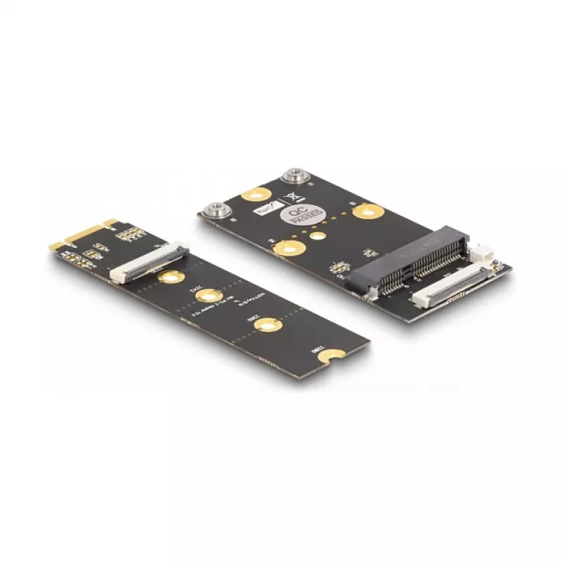 DeLOCK konvertor M.2 Key B+M konektor samec na Mini PCIe slot flexibilný kábel