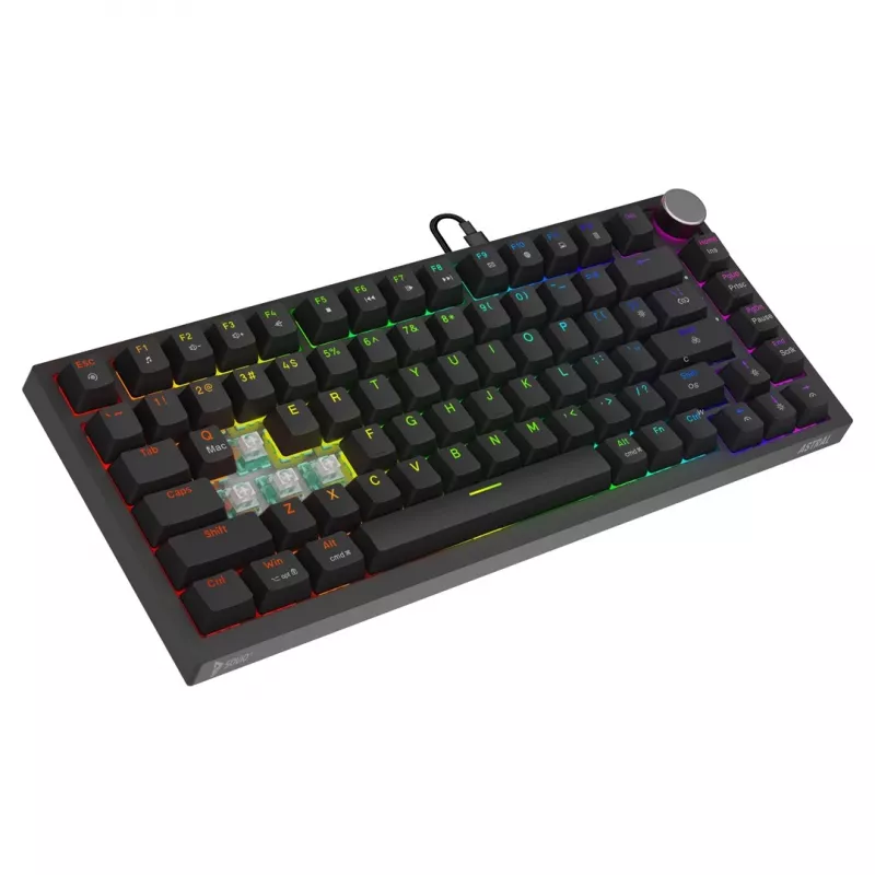 Savio ASTRAL BLACK JADE klávesnica Gaming USB QWERTY US International