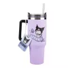 Paladone Hello Kitty Kuromi 900ml izolovaný pohár so slamkou