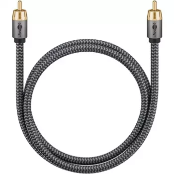 Goobay 65296. Konektor 1: RCA, konektor 1 pohlavie: samec, konektor 2: RCA, konektor 2 pohlavie: samec, materiál kábla: meď,