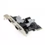 Sériová karta PCIe Gembird SPC-22, 2x RS-232, nízky profil, WCH382, 2 Mb/s