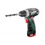 Vŕtačka s pištoľovou rukoväťou Metabo PowerMaxx BS Basic 1400 RPM, čierna, zelená