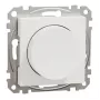 Otočný LED stmievač Schneider Electric WDE002961, Multiwire, 200 W, biela