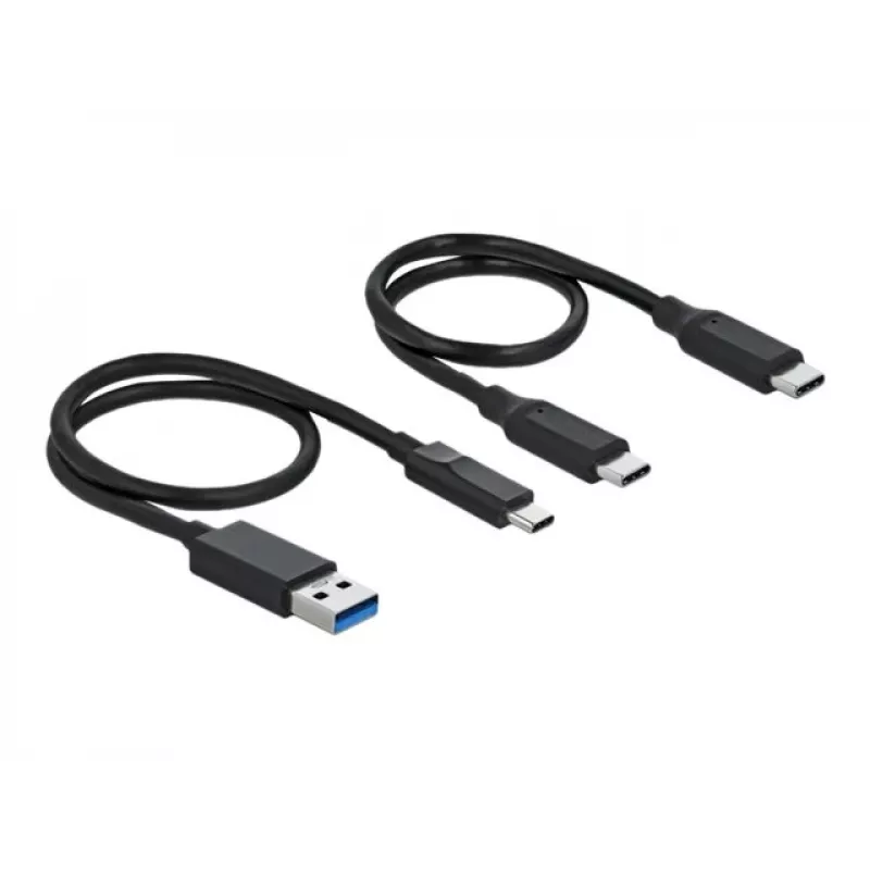 Delock M.2 dokovacia stanica - rozhranový adaptér - M.2 NVMe karta - USB 3.2 (Gen 2) - strieborná