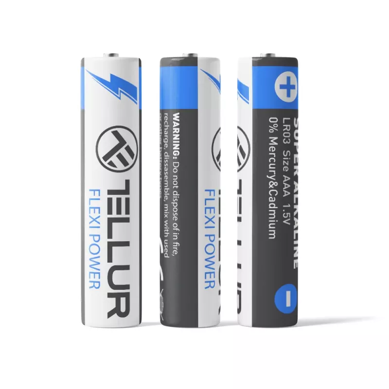 Batéria Tellur Flexi Power AAA LR03 1,5V, balenie 2 ks