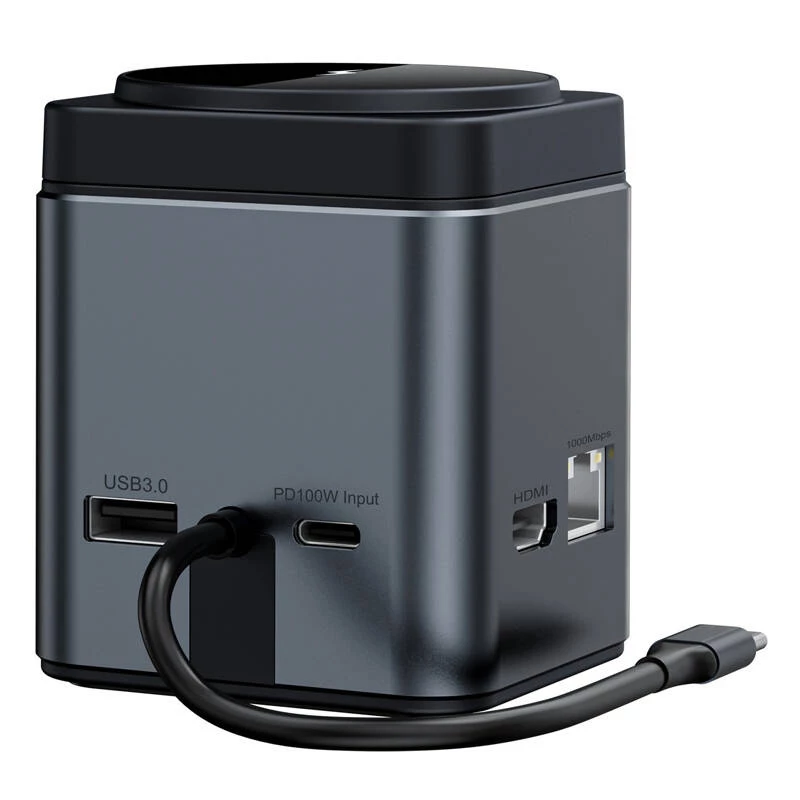 Dokovacia stanica BlitzWolf BW-TH17 9-in-1 s 15W nabíjačkou — USB-C, HDMI, PD konektory