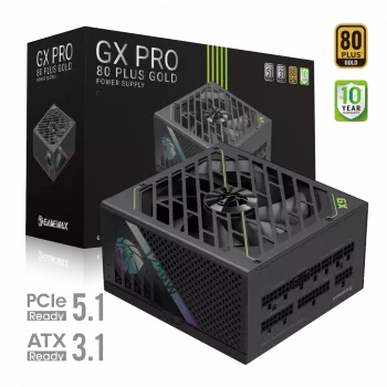 Gamemax napájací zdroj, 80 PLUS, Gold | GX PRO 1250G | 1250 W | plne modulárny