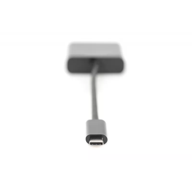 DIGITUS DA-70853 USB-C na VGA adaptér, Full HD 1080p, čierny