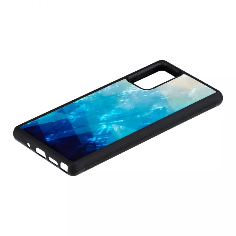 Ochranné puzdro iKins pre Samsung Galaxy Note 20 — Blue Lake a čierna, tenké puzdro