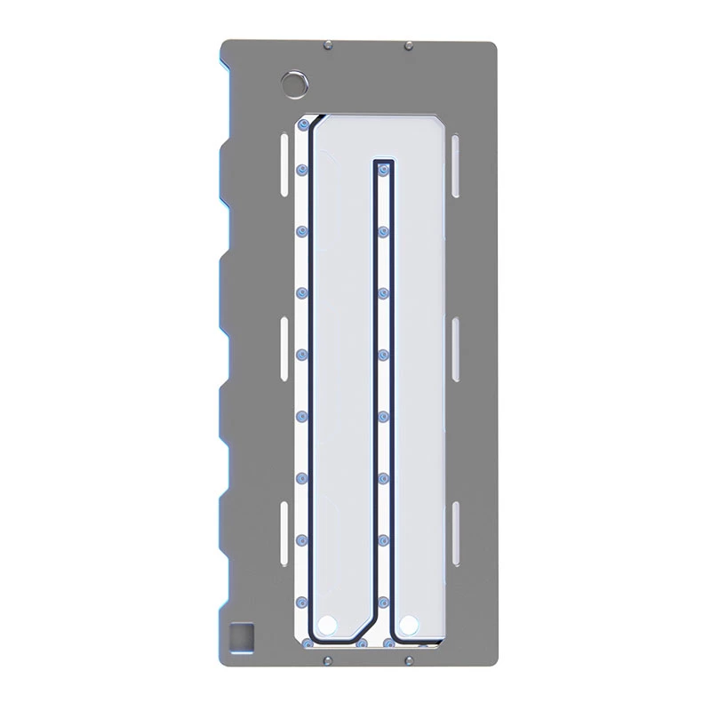 Distro Plate Triton Wraith 2.0 Elite — Distro Plate, strieborný povrch