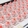 White Shark Venom Rose mechanické spínače klávesnice, 25 ks