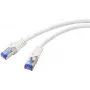 Renkforce RF-5771522 sieťový kábel biely 1 m Cat6a S/FTP (S-STP) (RF-5771522)