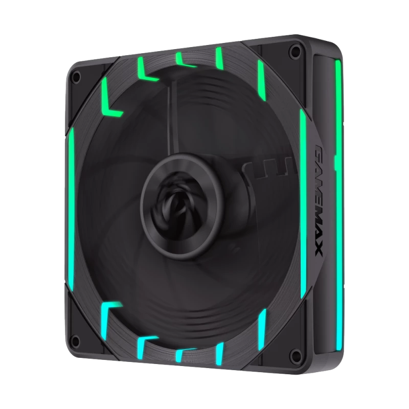 GAMEMAX TORNADO T12 ARGB-R 120mm skriňový ventilátor - čierny