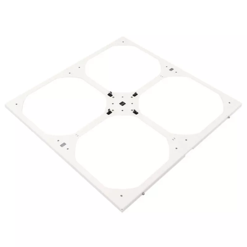 Rám ventilátora pre radiátor Watercool MO-RA IV 400 – kompatibilný s 200 mm ventilátormi, biely