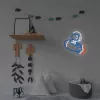 Dekoratívne neonové svietidlo MANTA SNL90MT Style Neon Lights — motív astronaut na rakete