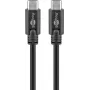 Wentronic Goobay USB 3.1 Generation 1 - USB-C™ kábel, 0,5 m - USB-C™ konektor samec > USB-C™ konektor samec (67975)