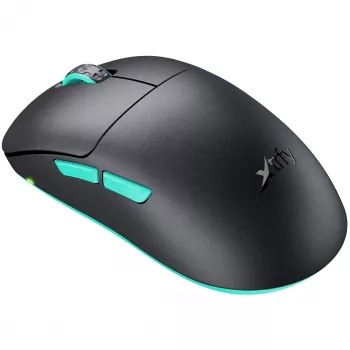 Xtrfy M8 káblová/bezdrôtová herná myš 400-26000 CPI Low Front ultralehká jedinečná (M8W-čierna)