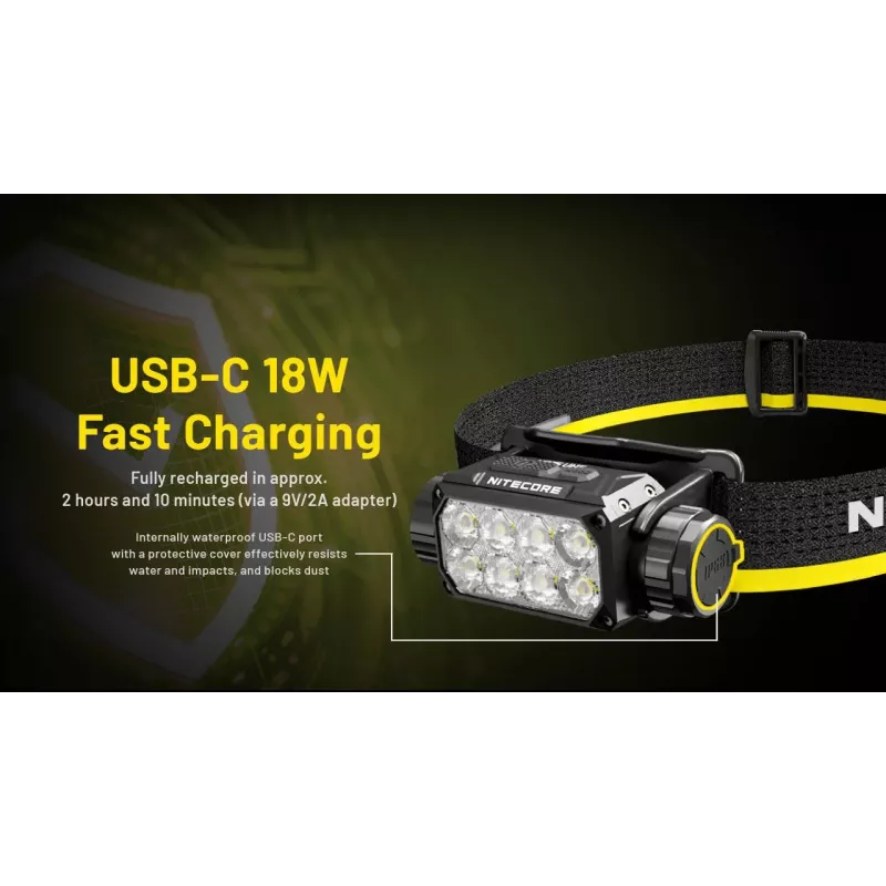 Čelová lampa H-Series 3000 LUMEN / HC75 Uhe Nitecore