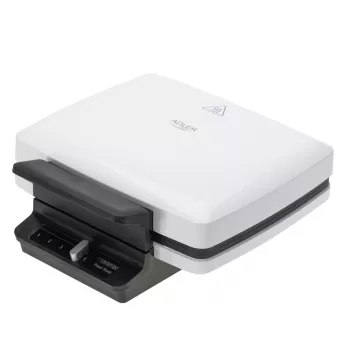 Waffleovač Adler AD 3085 — 1200 W, 2 obdĺžnikové wafle 9×13 cm, nastaviteľná teplota, nepriľnavé platne