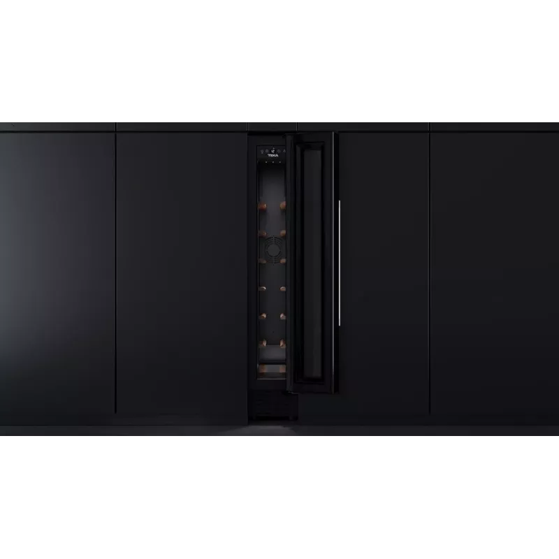 Teka RVU 10008 GBK termoelektrický chladič vína vstavaný čierny 8 fliaš
