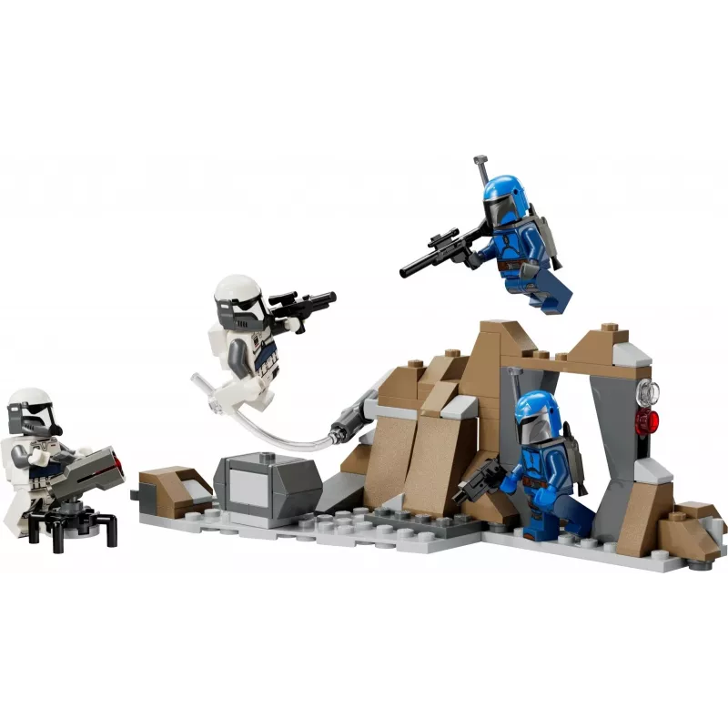Stavebnica LEGO Star Wars Ambush on Mandalore Battle Pack 75373 — 4 minifigúrky, 109 dielov, vek 6+