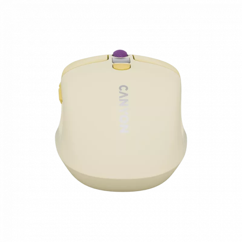 Canyon MW-26 – 2in1 bezdrôtová optická myš Bluetooth / 2,4 GHz – tichá – 6 tlačidiel – 800/1200
