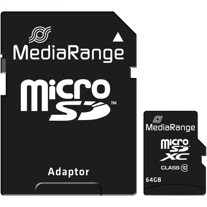 Pamäťová karta MediaRange 64GB MicroSDXC Class 10 MR955
