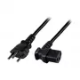 EFB-Elektronik napájací kábel švajčiarsky typ 12 - C13 90°, čierny, 1,8 m, 3 x 0,75 mm² výrobca: EFB Elektronik (EK483.1,8V2)