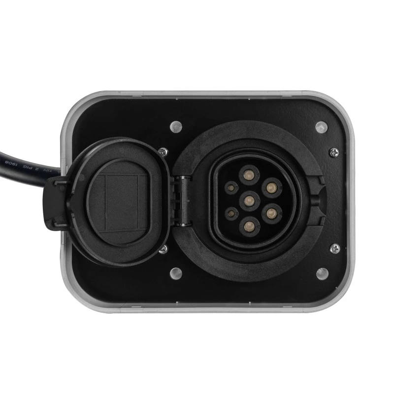 GREEN CELL WALLBOX EV POWERBOX 22KW SO ZÁSUVKOU & RFID