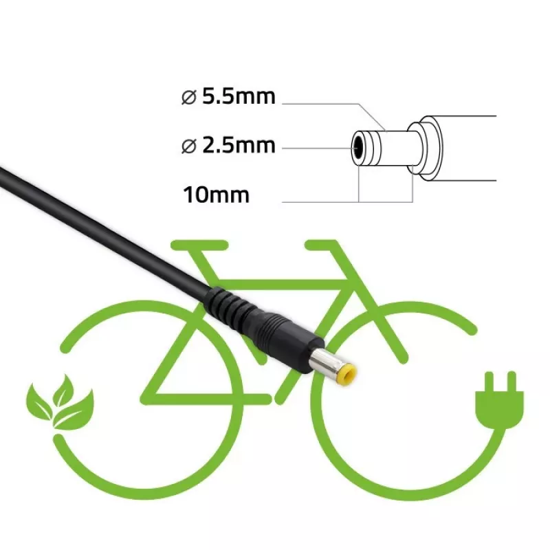 Qoltec 50761 nabíjačka pre e-bike batérie 36V | 42V | 2A | 5,5*2,5