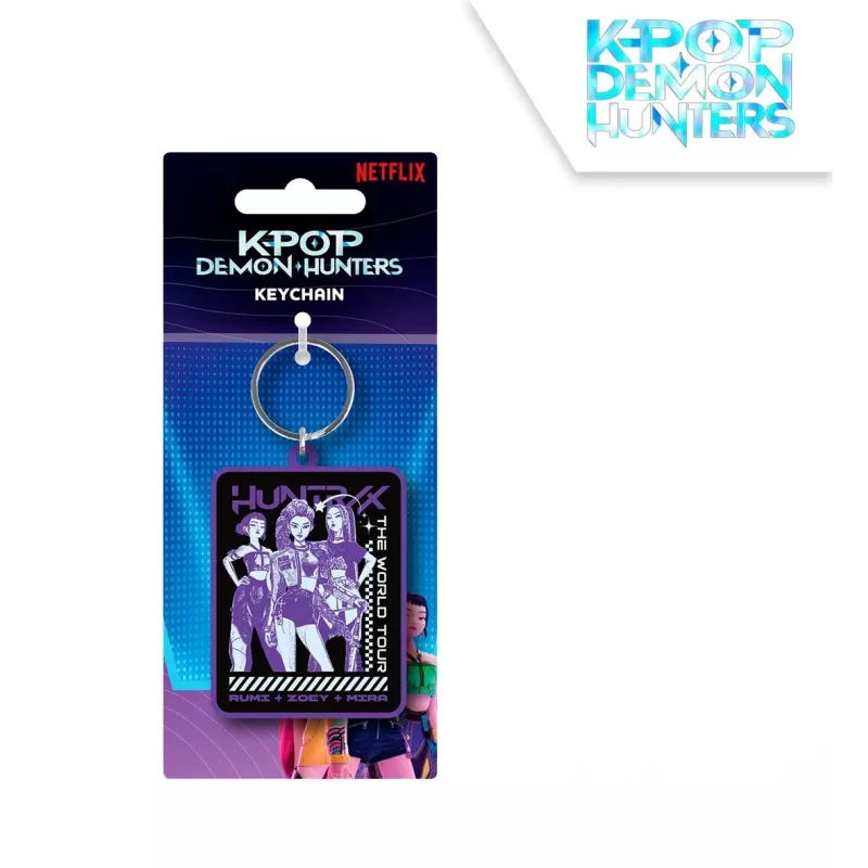 K-POP Demon Hunters Huntrix PVC kľúčenka