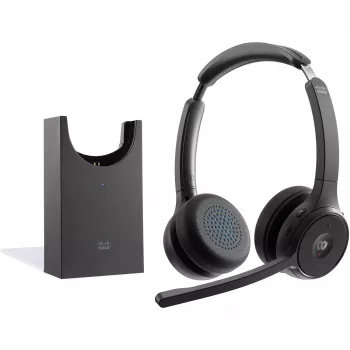 Headset 722 Wireless DUAL+STAND Carbon čierna Usba Bundle