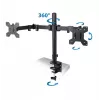 Esperanza ERW018 stolový držiak na dva monitory 10-27'' do 8 kg