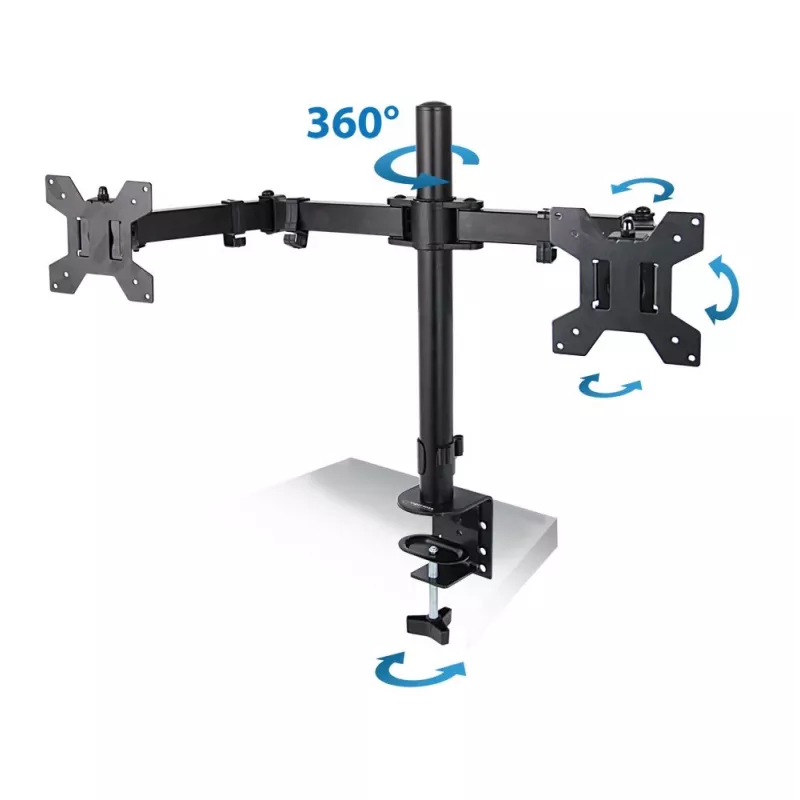 Esperanza ERW018 stolový držiak na dva monitory 10-27'' do 8 kg