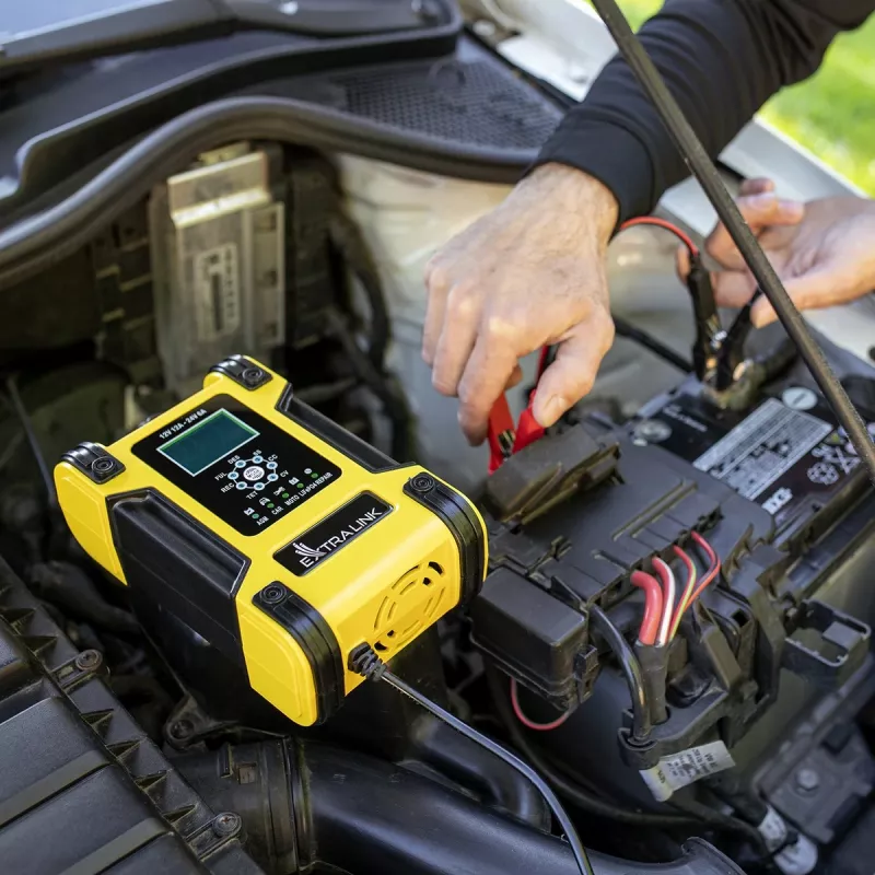 Extralink Shango inteligentná nabíjačka batérií | usmerňovač | 100 - 240VAC, 12V 12A, 24V 6A