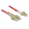 InfiniBand/sklenené vlákno kábel DeLOCK LC - SC 84681 2 m