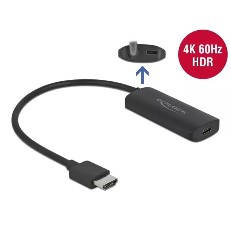 Adaptér HDMI-A konektor samec na USB Type-C konektor samica DeLOCK 63251