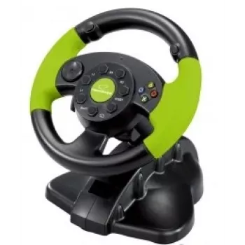 Drôtový herný ovládač ESPERANZA EG104 pre PlayStation 3 a Xbox 360, čierna/zelená