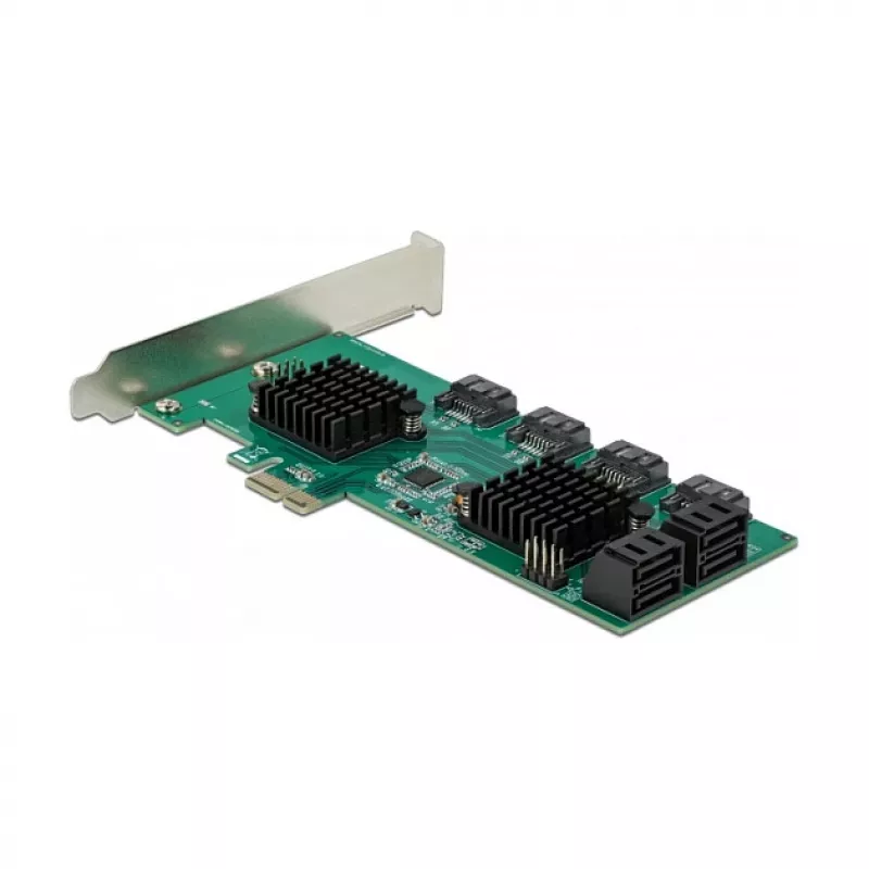 DeLOCK 8-portová SATA PCI Express x1 karta Low-Profile formát