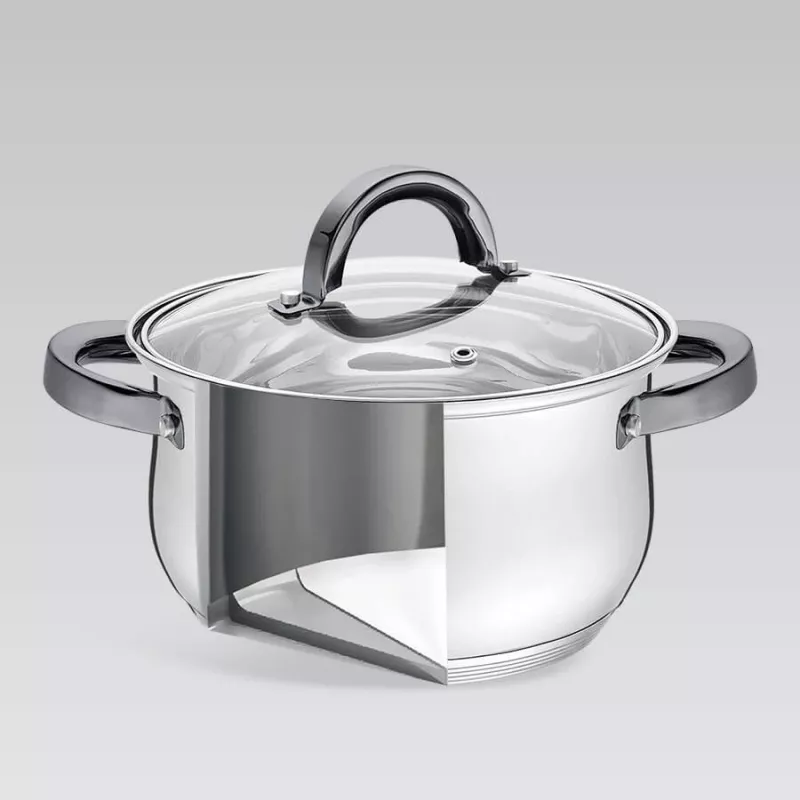MAESTRO MR-3522-6M-BLACK 6-dielna sada hrncov
