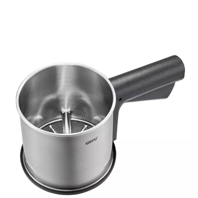 Kuchynské sitko GEFU SIVA, plast a nerez, okrúhle, priemer 10,5 cm