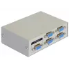 DeLock switch VGA 4 port manuálny obojsmerný - prepínač obrazovky - 4 x VGA - desktop (87635)