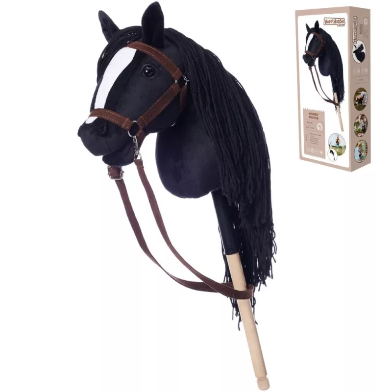 Hobby horse HOPPIHORSE koník A3 čierny