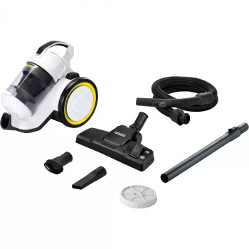 Valcový vysávač Karcher VC 3 — suchý vysávač pre domácnosť, 700 W, 0,9 l bezvreckový, HEPA 13, teleskopická trubica, 1,5 m hadica