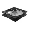 120 mm ventilátor DeepCool RF120W — 1300 ot/min, 1,32 mmH2O, priesvitne čierny