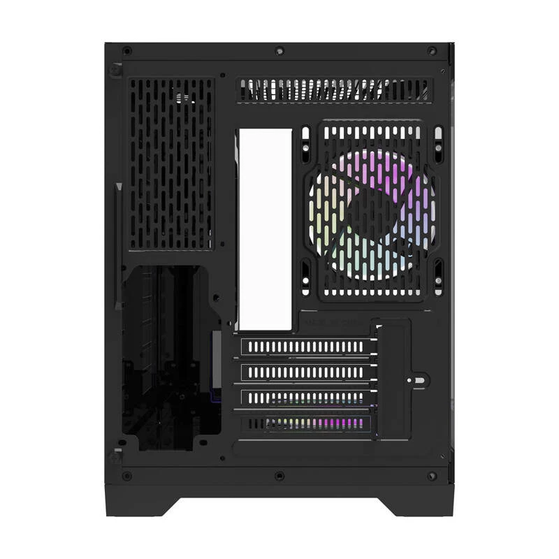 Darflash FT418 počítačová skriňa + 6 aRGB ventilátorov (čierna)